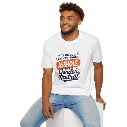 Ink Pulse Print - Gender Neutral Humor Tee. (Produced in Australia)