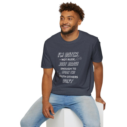 Ink Pulse Print - Dutch T-Shirt (Produced in Australia)