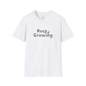 Ink Pulse Print - Inspirational T-Shirt - Keep Growing. (Produced in Australia)