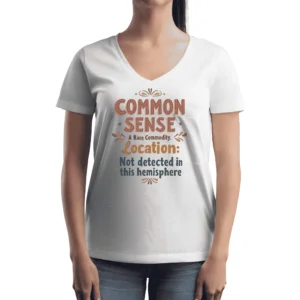 Common Sense - Women’s Relaxed V-Neck T-Shirt