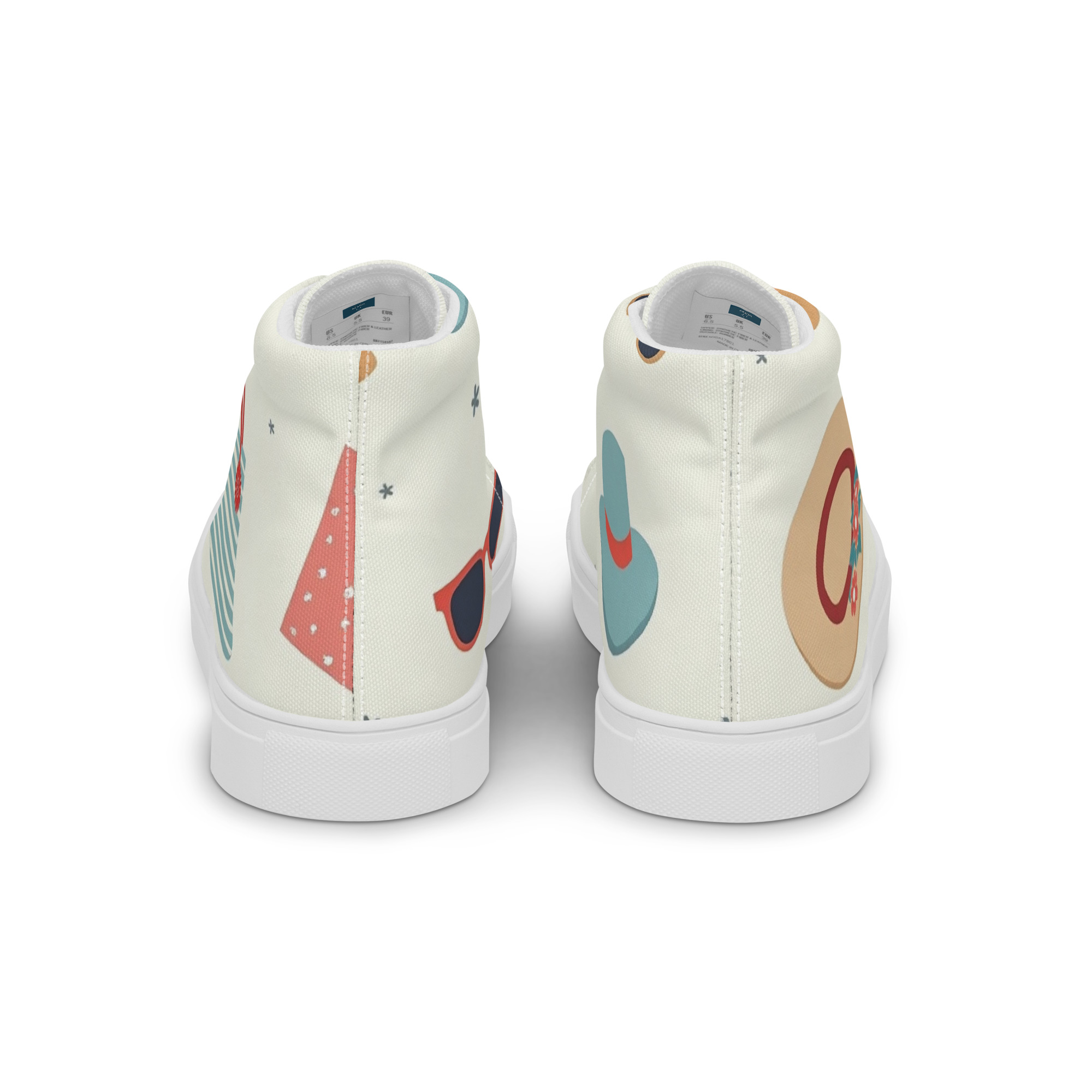 Women’s High Top Canvas Shoes - Image 2