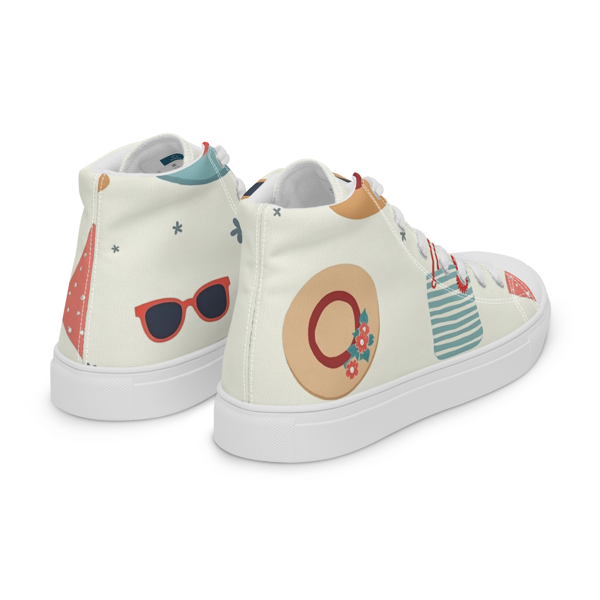 Women’s High Top Canvas Shoes - Image 8