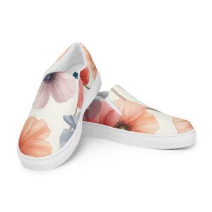 Flower - Women’s slip-on canvas shoes