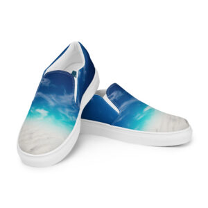 Men’s Slip-On Canvas Shoes - Sky To Beach