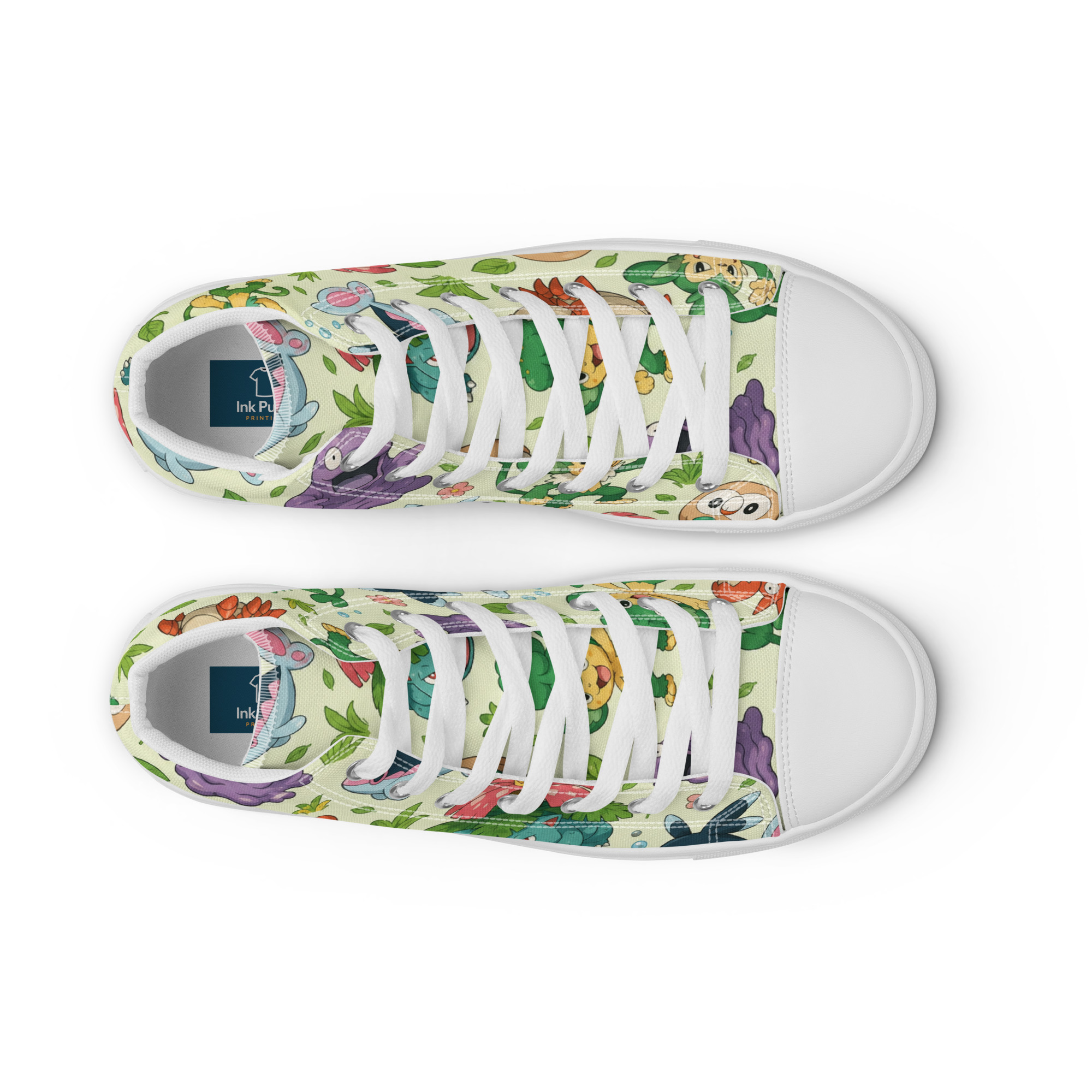 Pokie Women’s High Top Canvas Shoes - Image 4