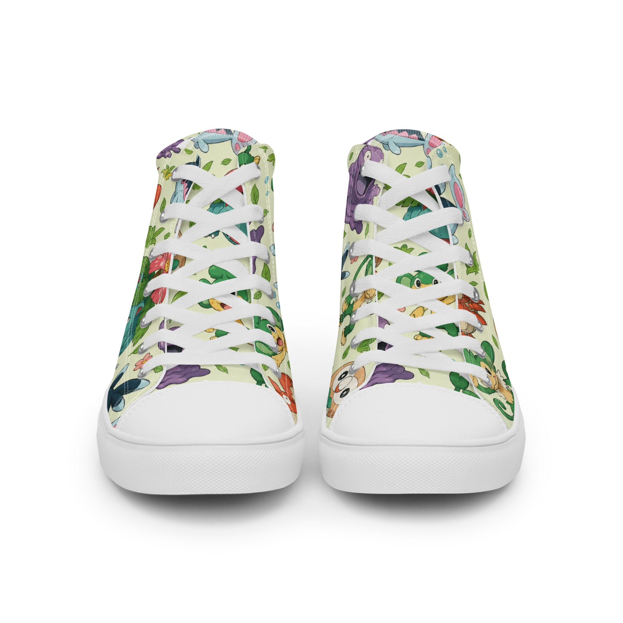 Pokie Women’s High Top Canvas Shoes - Image 3