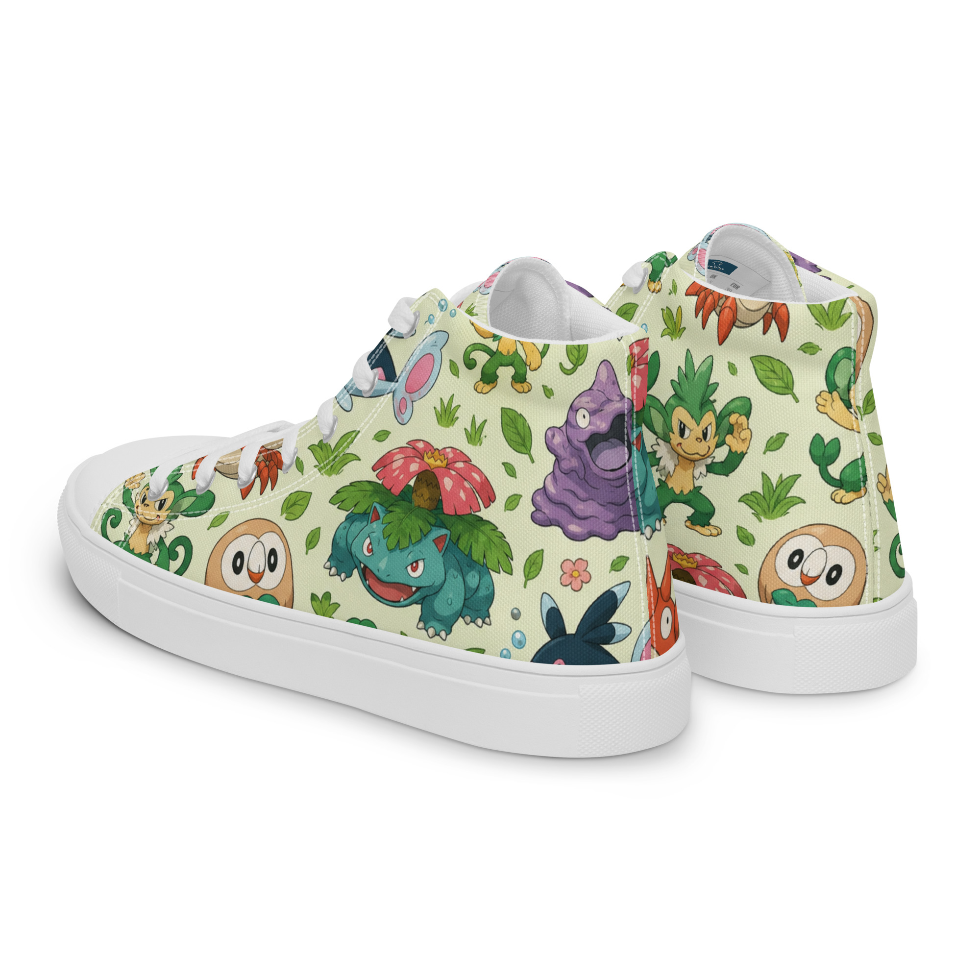 Pokie Women’s High Top Canvas Shoes - Image 6