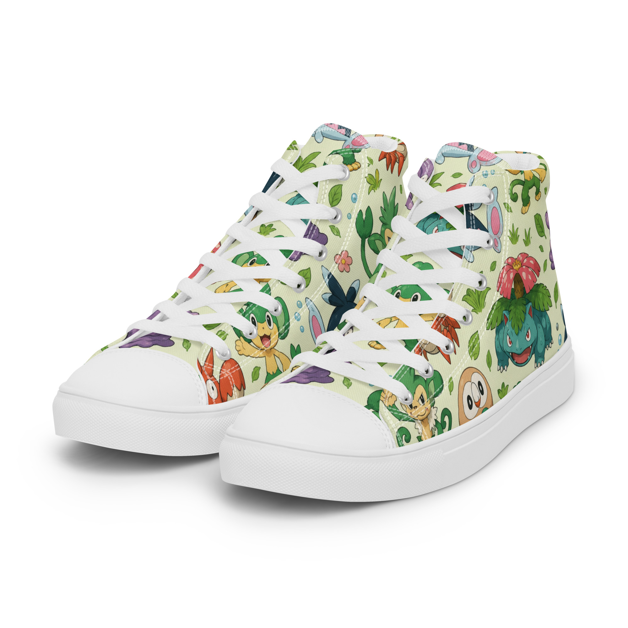 Pokie Women’s High Top Canvas Shoes - Image 7