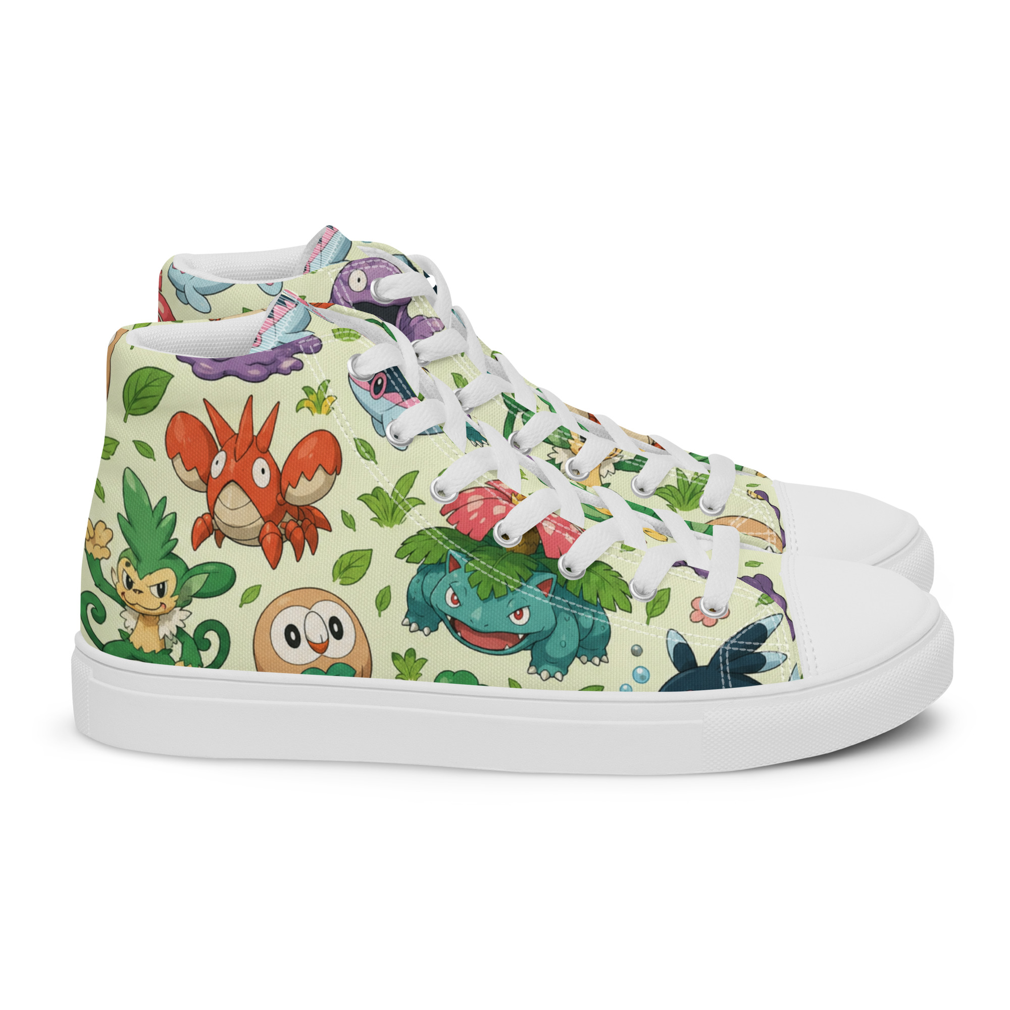 Pokie Women’s High Top Canvas Shoes - Image 8