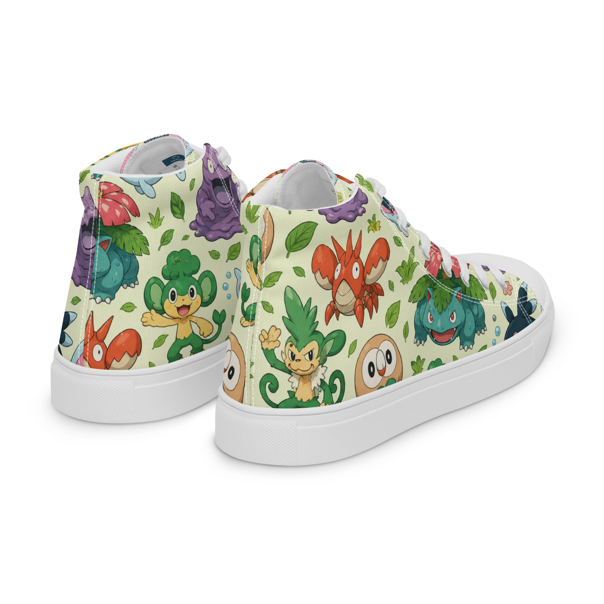 Pokie Women’s High Top Canvas Shoes - Image 9