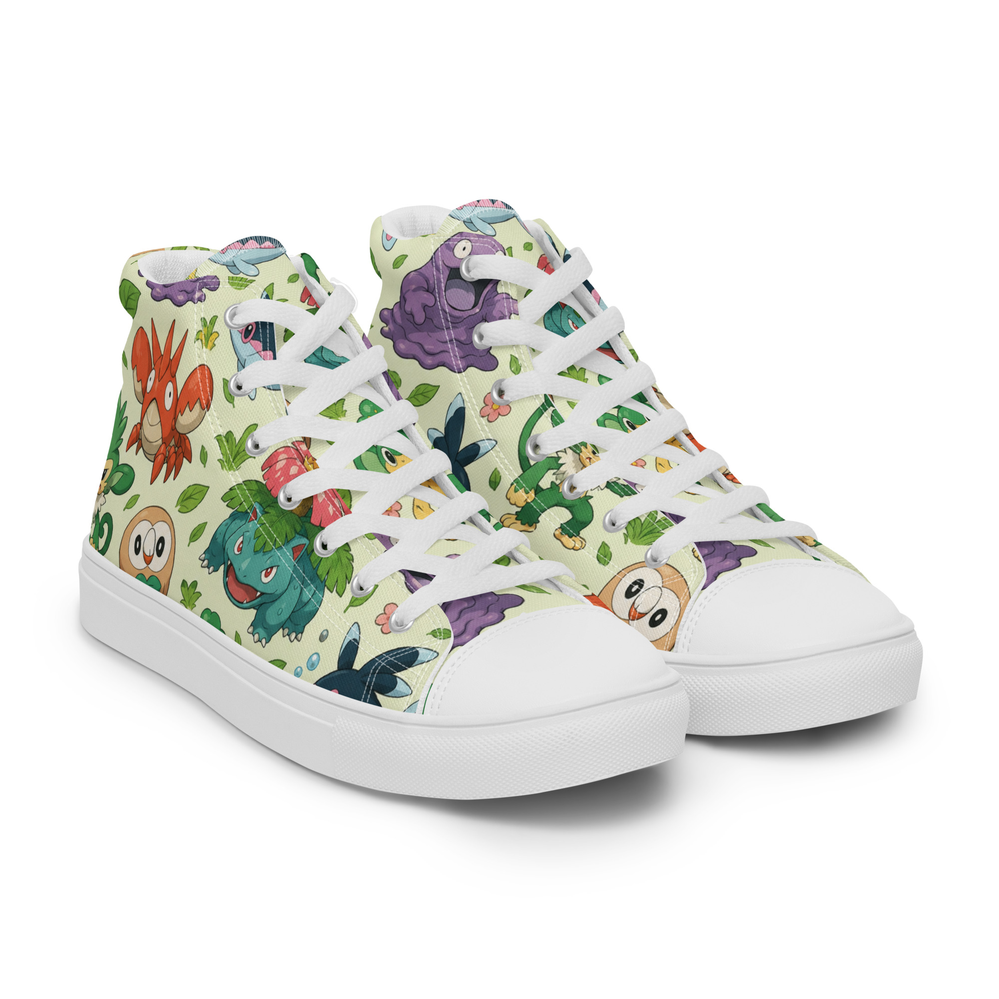 Pokie Women’s High Top Canvas Shoes - Image 10