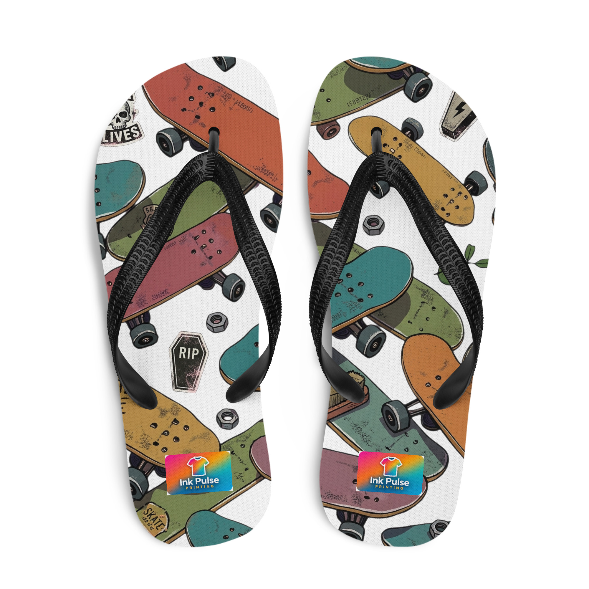 Men’s Flip-Flops - Skateboard - Image 4